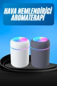 Humidifier LED Işıklı Mini Ortam Oda Kokusu Aromaterapi Buhardanlık thumbnail 1