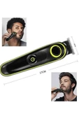 Unısex Çok Fonksiyonlu Bakım Seti Led Göstergeli Tıraş Makinesi Saç Sakal Vücut thumbnail 5
