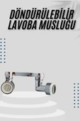 Dönebilen Musluk Başlığı Akrobat Mutfak Banyo Musluk Ucu Başlığı Oynar Başlıklı thumbnail 1