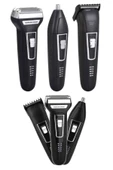 3'lü Set Saç Sakal Kesme Traş Makinesi Burun Kılı Alma Tıraş Makinesi thumbnail 3
