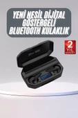Rgb Işıklı Çift Mikrofonlu Siyah Profesyonel Oyuncu Kulaklığı Kablosuz Kulakiçi thumbnail 1
