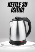 Su Isıtıcı 220 - 240 V Paslanmaz Çelik Kettle Uzun Ömürlü 2000 Watt thumbnail 1