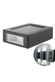 Solar Lamba Dekoratif Aplik Su Geçirmez Led Işıklı Duvar Lambası thumbnail 4