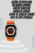 Akıllı Saat Bleutooth Bağlantılı Akıllı Saat Amoled Ekran 49 MM thumbnail 2