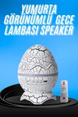 Gece Lambası Yumurta Işık Speaker Yeni Nesil Dinozor Yumurtası Görünümlü thumbnail 1