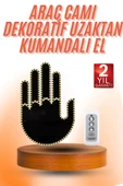Kumandalı El Led Araba İçi 4 Farklı Mod El Orta Parmak Led thumbnail 1