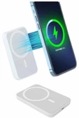 İOS Uyumlu Magsafe Kablosuz 15w Şarj Powerbank Magesafe thumbnail 2