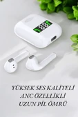 Dokunmatik Kontrol ve LED Göstergeli TWS Bluetooth Kulaklık thumbnail 4