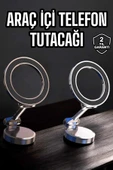 Telefon Tutucu Tüm Arabalara Uyumlu Araç İçi Katlanabilir Manyetik Tasarım thumbnail 1