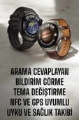Akıllı Saat Sesli Görüşme, NFC Uyumlu, Bildirim Görme ve Uyku ve Sağlık Takibi thumbnail 2