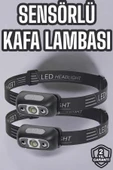 Kafa Lambası Kamp Lambası Led Işık Şarjlı Ayarlanabilir thumbnail 1