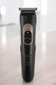 Saç Sakal Vücut Şarjlı Kablosuz Tıraş Makinesi Profesyonel Paslanmaz Çelik thumbnail 5