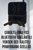 Powerbankli Bluetooth Kulaklık Yüksek Ses Kaliteli Kablosuz thumbnail 2