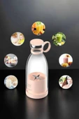 El Blender Taşınabilir Meyve Blender Şarj Edilebilir Taşınabilir Blender Elektrikli thumbnail 5