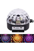Led Işık Disko Topu Bluetooth Hoparlörlü USB Müzik Çalar Kumandalı thumbnail 4