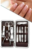 Tırnak Bakım Seti Tırnak Düzeltme Batık 12 Parça Çanta Tipi Manikür Pedikür thumbnail 5