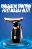 Kırışıklık Giderici Yüz Masaj Aleti Pilli Cilt Bakım Cilt Sıkılaştırma Derinlemesine Temizler thumbnail 1