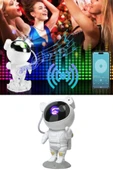 Projeksiyon Astronot Lamba Speaker Sevimli Astronot Bluetooth Hoparlör thumbnail 5