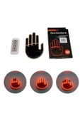 Pilli Led Işık Araç Camı İçin Uzaktan Kumandalı El Simgesi thumbnail 2