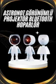 Gün Batımı Projektör Lamba Astronot Görünümlü Dekoratif Masa Lambası thumbnail 1