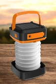 Güneş Enerjili Led Lamba Kamp Lambası Katlanabilir Lamba USB Şarjlı thumbnail 1
