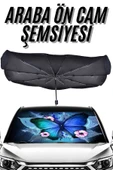 Güneş Önleyici Katlanabilir Oto Araba Güneşlik Şemsiye Tip Ön Cam thumbnail 1