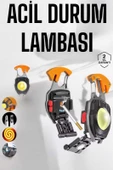 yeni nesil Kamp Feneri Çok Fonksiyonlu Fener Anahtarlık Usb Çakmaklı Cam Kırıcı Kemer Kesici Açacak thumbnail 2