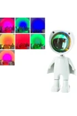 180 Derece Dönebilen Astronot Masa ve Gece Lambası Projektör thumbnail 4