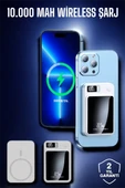 22.5W Magsafe Kablosuz Şarjlı Powerbank Dijital Ekran ve Hızlı Şarj thumbnail 2