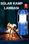 Kamp Lambası El Feneri Askılı Büyük Boy USB Şarjlı Işıldak thumbnail 1