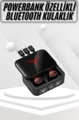 Kablosuz Bluetooth Kulaklık Powerbank Özellikli Göstergeli Hd Mikrofon thumbnail 1