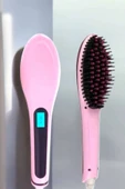 Fön Tarağı Saç Düzleştirici Sıkı Dişli Isı Ayarlı Elektriklenme Karşıtı thumbnail 3