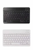 Uyumlu Kablosuz Bluetooth Şarj Edilebilir Mini Q Klavye thumbnail 3