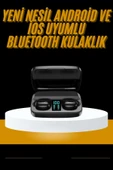 Kablosuz Dijital Göstergeli Çağrı Cevaplayabilen TWS 5.0 Bluetooth Kulaklık thumbnail 1
