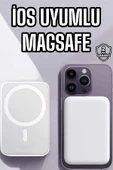 5000 Mah İOS Uyumlu Magsafe Kablosuz Şarj Hızlı Şarj Desteği thumbnail 1
