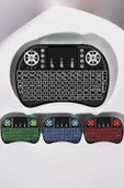 USB Bağlantılı Mini Q Klavye Işıklı Tüm Cihazlara Uyumlu thumbnail 5