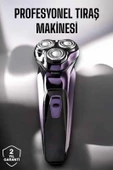 Profesyonel Şarjlı Saç ve Sakal Tıraş Makinesi Hassas Kesim thumbnail 1