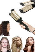 Profesyonel Seramik Kaplama Saç Şekillendirici Wag Maşa Isı Ayarlı thumbnail 4