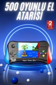 500 Oyunlu Retro Sup Konsolu Taşınabilir Mini Gamepad 3,5 İnç Ekran thumbnail 1