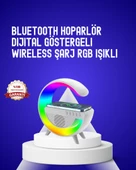 13 Renk Seçenekli Kablosuz Şarj Cihazlı LED Lamba thumbnail 1