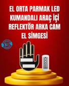 Suya Dayanıklı LED El Park Uyarı Cihazı Uzaktan Kumandalı 2025 thumbnail 1