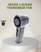 100 Kademeli Ayarlanabilir Mini Fan | Dijital Ekranlı Serinletici thumbnail 1