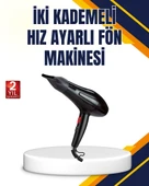 Soğuk Üfleme Özellikli 2200W Profesyonel Fön Makinesi thumbnail 1