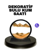Şeffaf Dekoratif Kum Saati – Dayanıklı Gövde, Minimalist Stil, Masa ve Vitrin Aksesuarı thumbnail 1