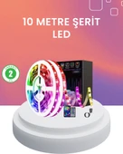 10 Metre Telefon Kontrollü Smart Şerit Led USB RGB Kumandalı thumbnail 1