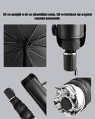 Şemsiye Tasarımlı Katlanabilir Araç Güneşliği – Geniş Uyumlu, UV Koruma thumbnail 5