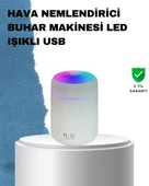ABS Gövdeli 300ml USB Nemlendirici – Beyaz, Gri, Pembe Renk thumbnail 1