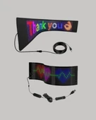 Gece Kullanıma Uygun  Pixel RGB LED Panel Estetik Atmosfer Işığı thumbnail 2