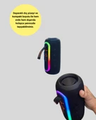 Taşınabilir Şarjlı Bluetooth Hoparlör Güçlü Bas thumbnail 4