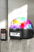 Kompakt Tasarımlı, Telefon Kontrollü Disko Topu Işıkları thumbnail 4